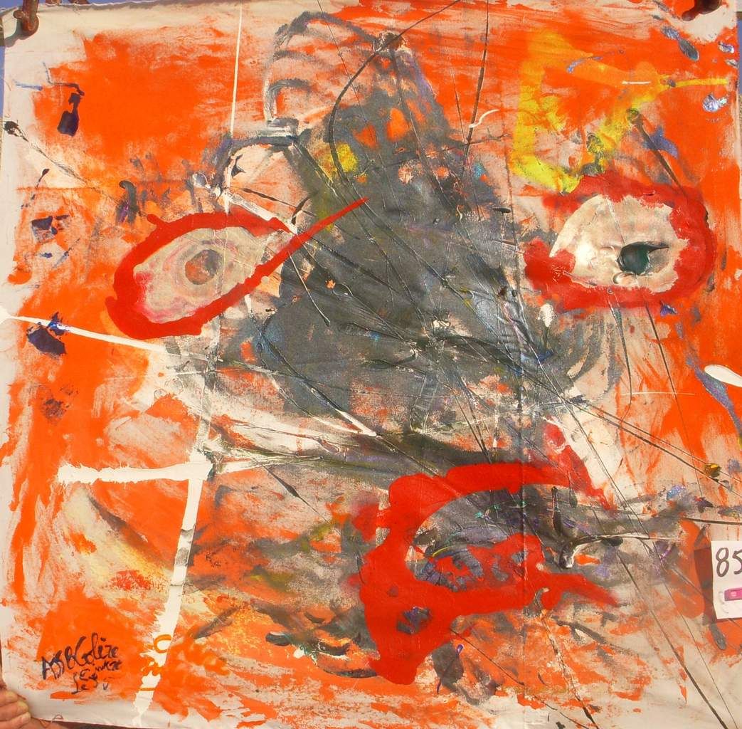 85 Colère AJS 8.          32 inches x 32 inches - 83 cm x 83 cm