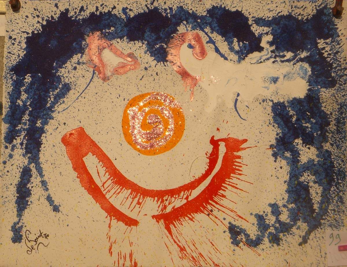 99 Orange Nose 29 inches x 23 inches - 75 cm x 60 cm