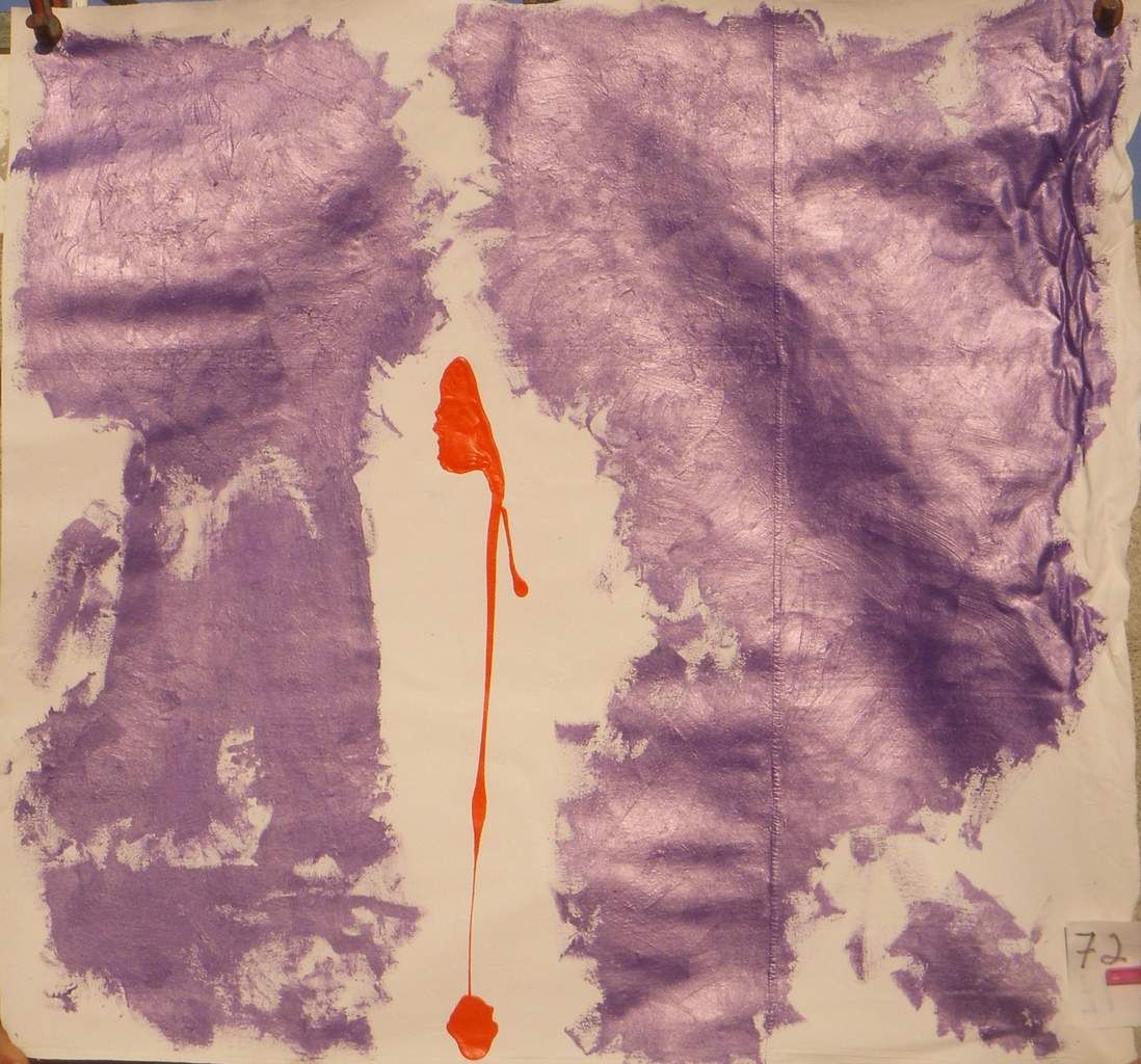72 Miaou ! 34 inches x 32 inches - 88 cm x 83 cm