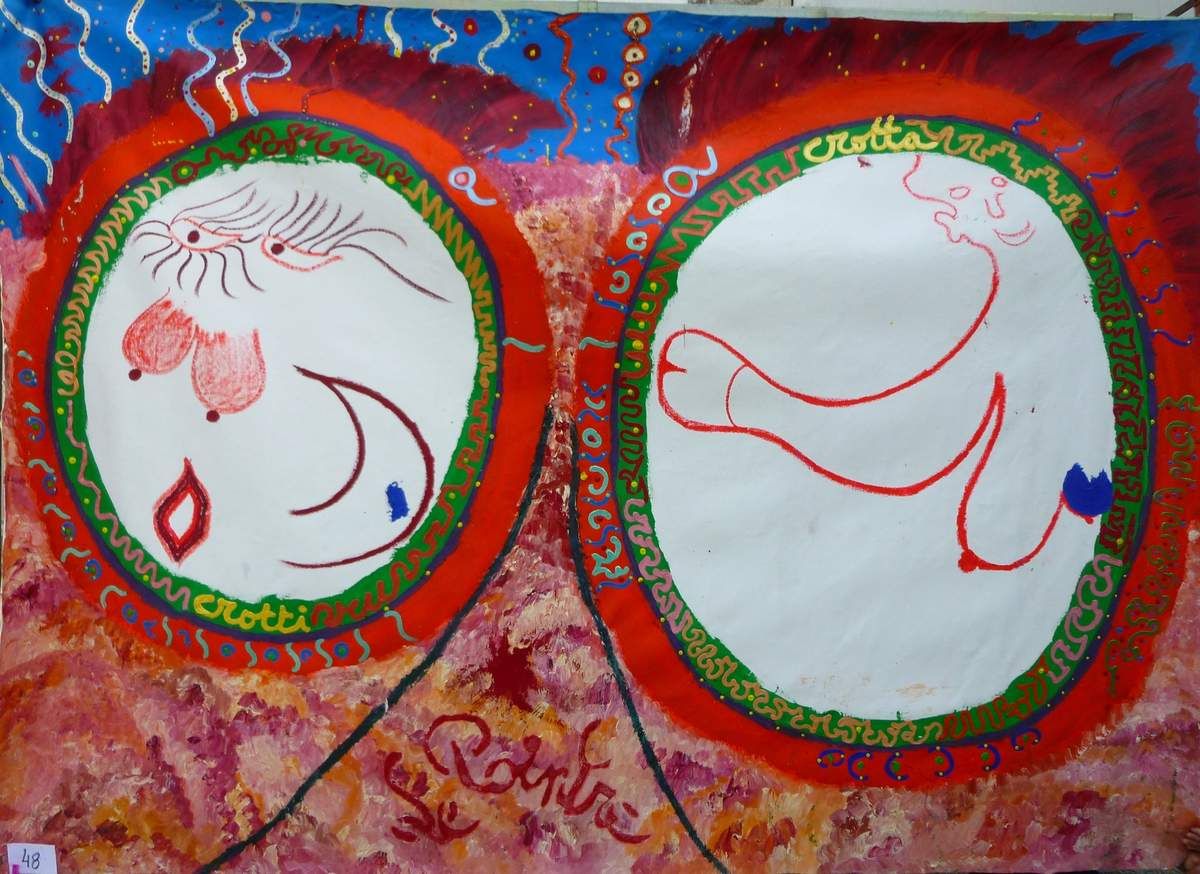 48 Crotti Crotta 99 inches x 71 inches - 253 cm x 181 cm