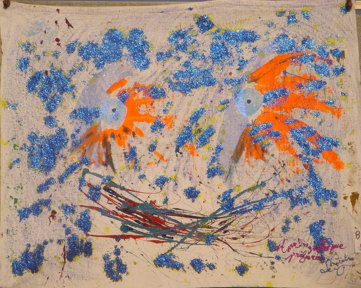 89 A ma dinguologue préférée 47 inches x 38 inches - 121 cm x 97 cm