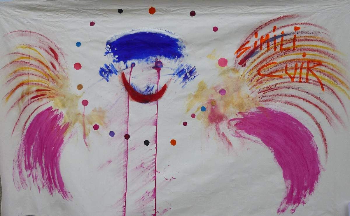 2 Simili cuir 88 x 53 inches - 222 cm x 133 cm