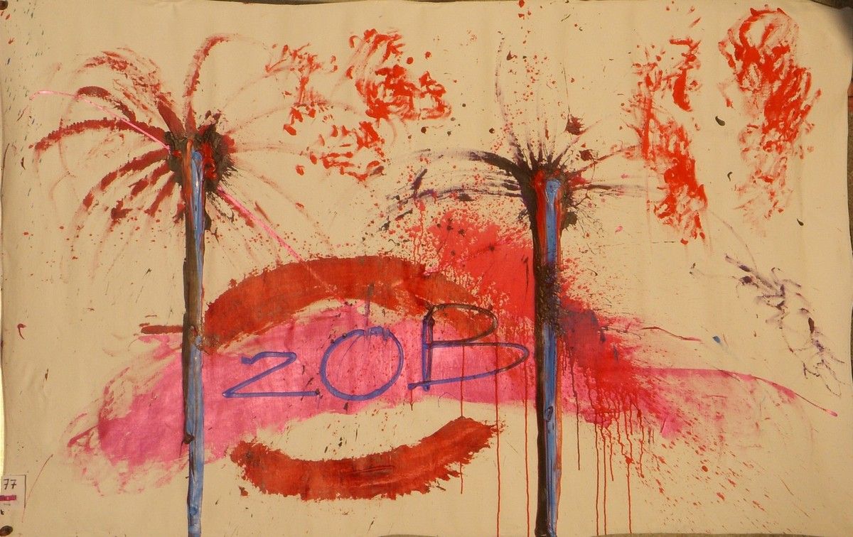 77 Zob 82 inches x 50 inches - 202 cm x 126 cm