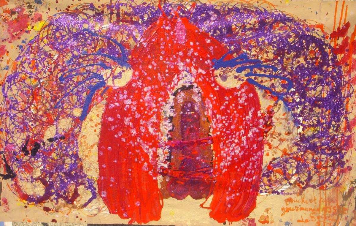 86 Bouche et cul gourmands AJS 7... 45 inches x 27 inches - 115 cm x 70 cm