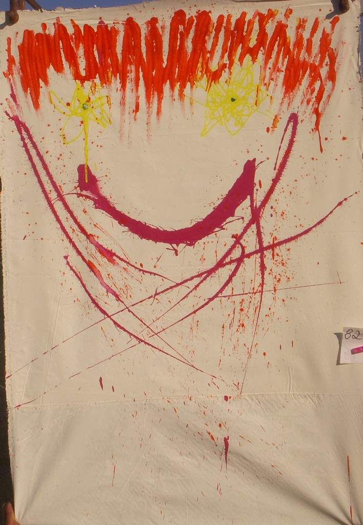 82 Red Hair 31 inches x 46 inches - 80 cm x 120 cm