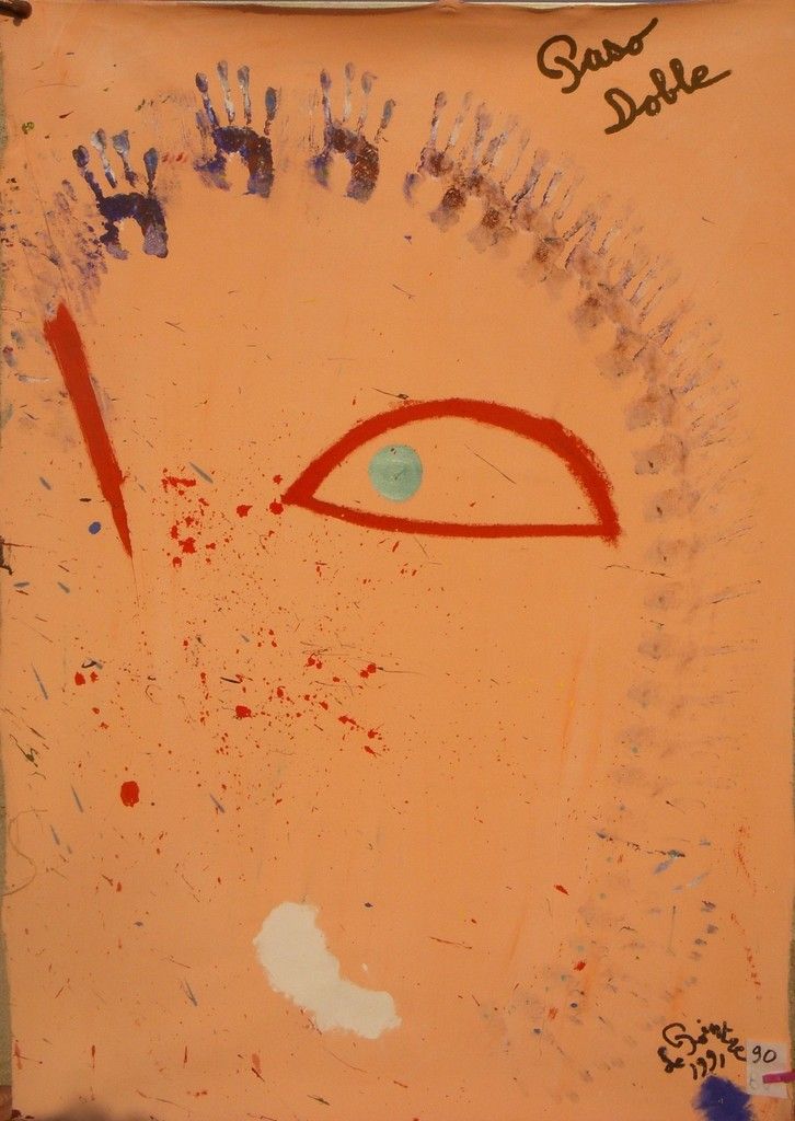 90 Paso Doble 41 inches x 59 inches - 106 cm x 152 cm