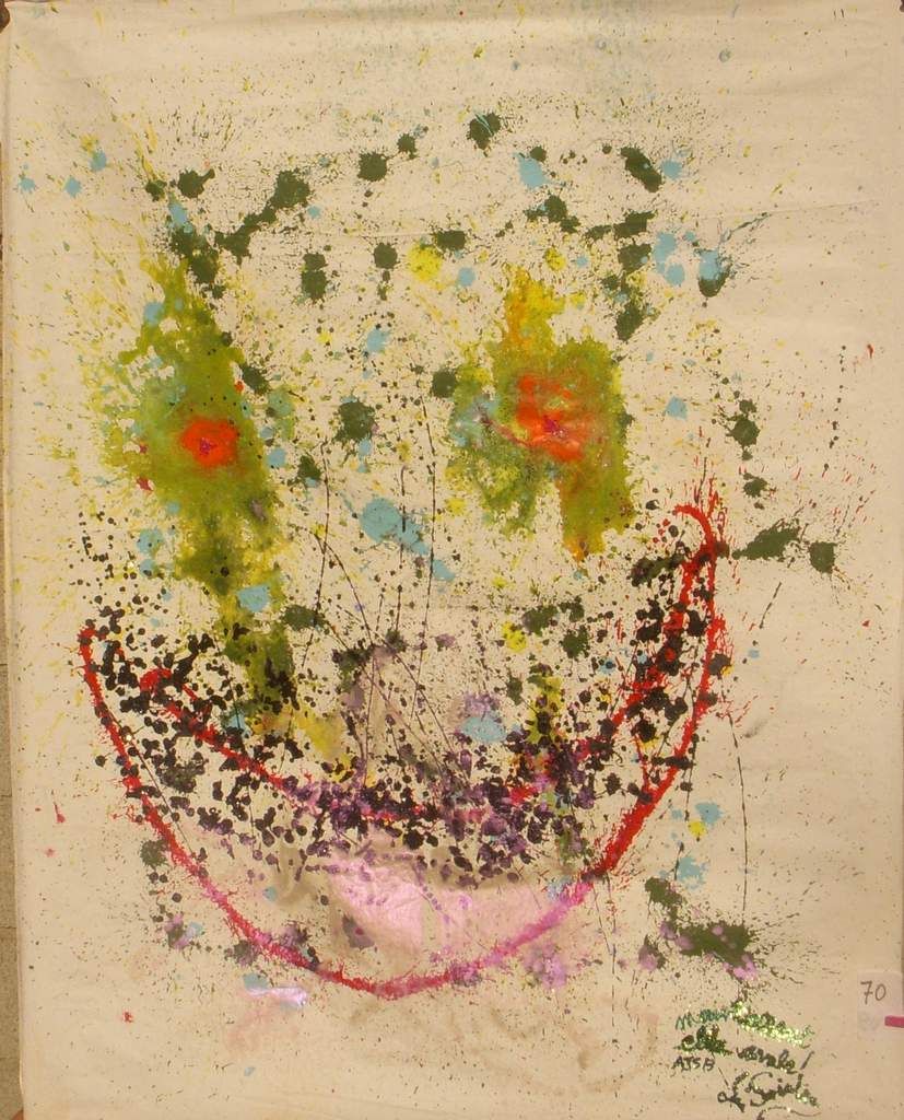 70 Now She Swallows  45 inches x 55 inches - 115 cm x 140 cm