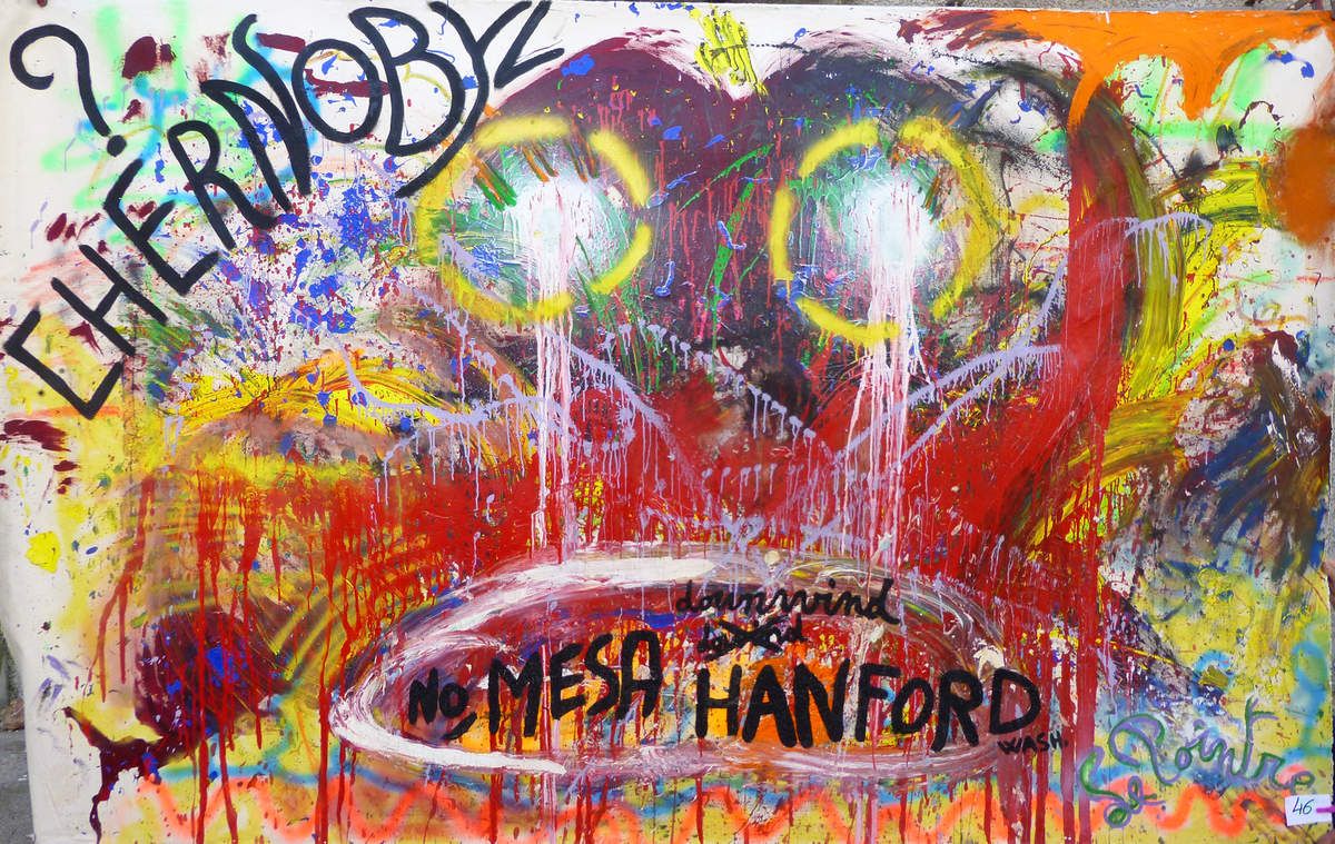 46 Chernobyl 120 inches x 77 inches - 303 cm x 196 cm