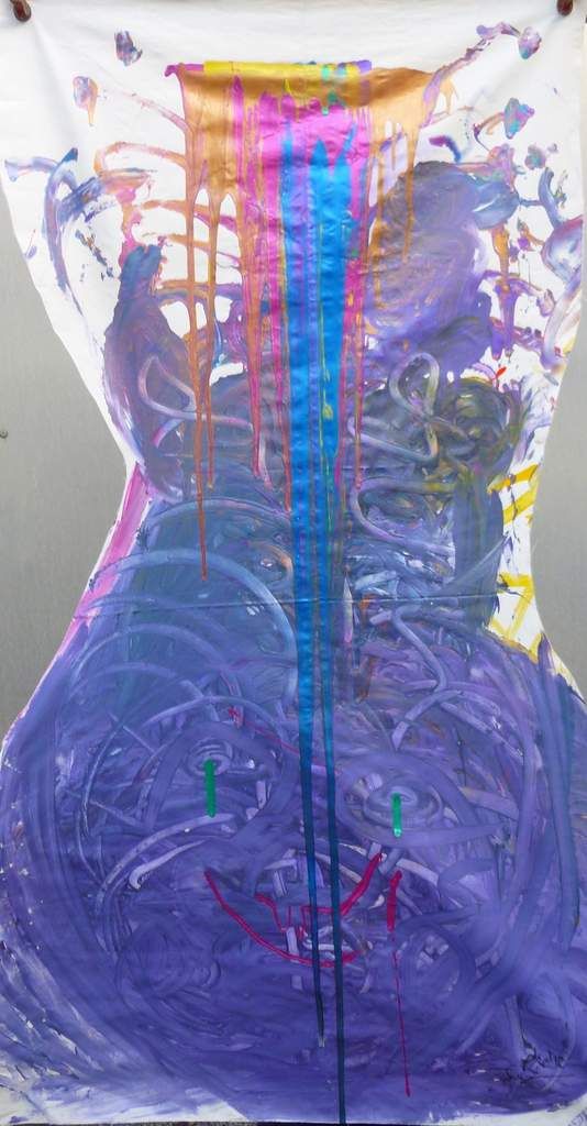 59 Dripping from your mind 46 inches x 63 inches - 118 cm x 162 cm
