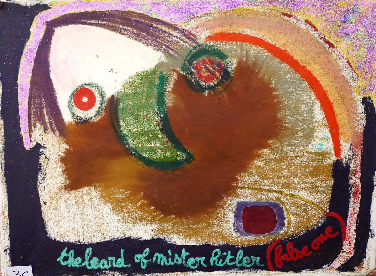36 The beard of Mister Hitler 38 inches x 51 inches - 131 cm x 97 cm