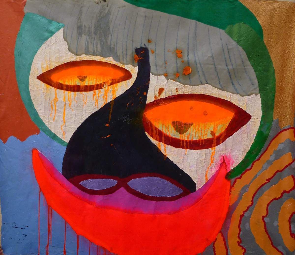 39 David 71 inches x 63 inches - 181 cm x 158 cm
