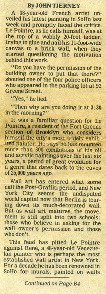 The New York Times 6 novembre 1990