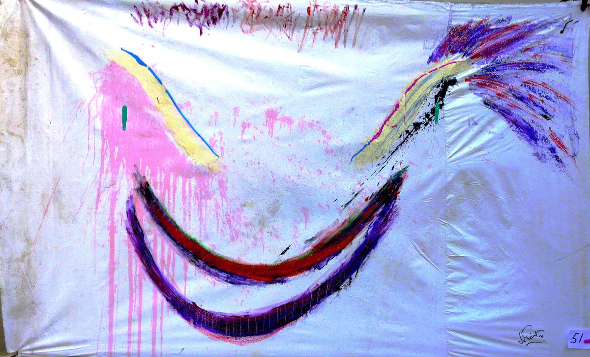 51 I want You !  95 inches x 60 inches - 240 cm x 152 cm