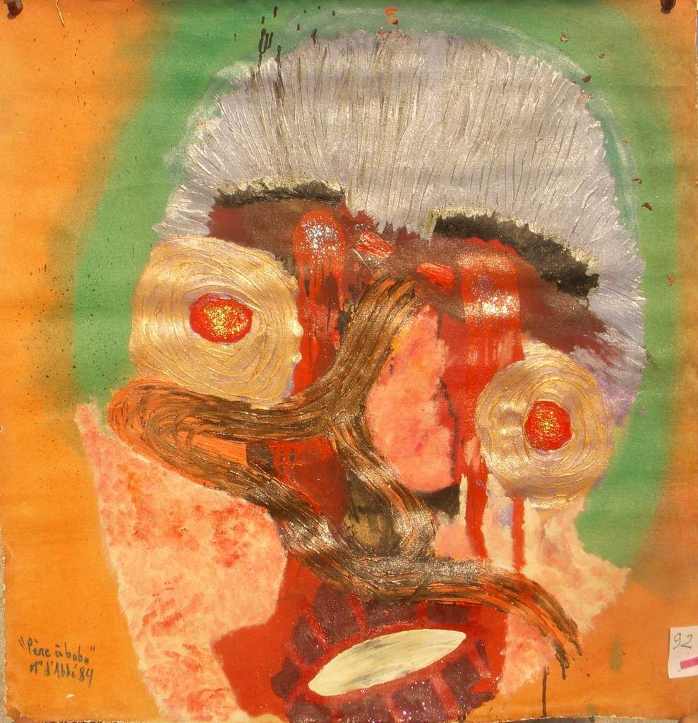 92 Père à Bobo 40 inches x 41 inches - 104 cm x 108 cm