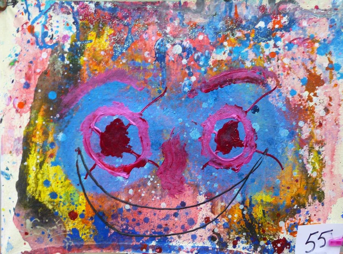 55 Whaouh 28 inches x 20 inches - 72 cm x 53 cm avec WL 