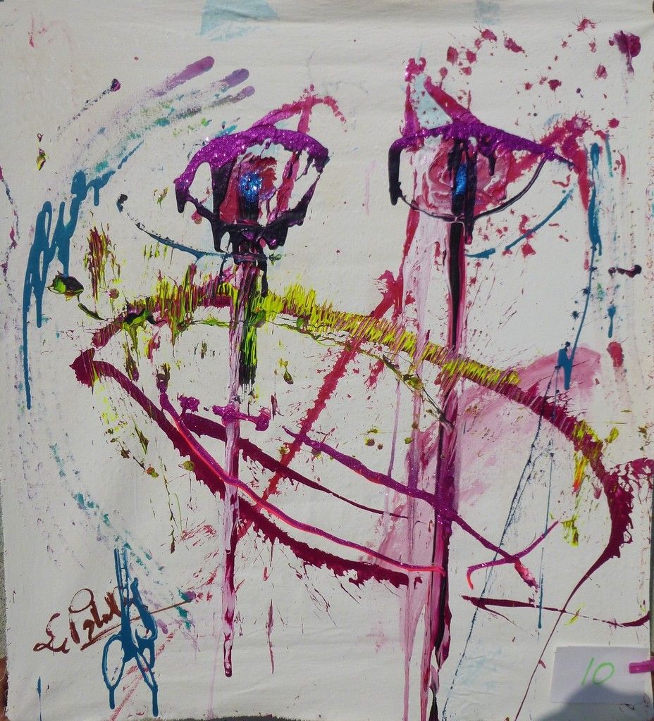 10 Pinky 32 x 36 inches - 81 x 92 cm avec AJS