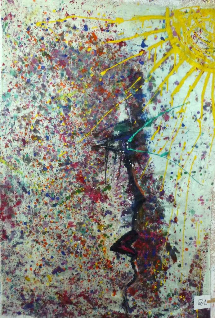 21 Green princess 38 inches x 58 inches - 97 cm x 148 cm avec AJS